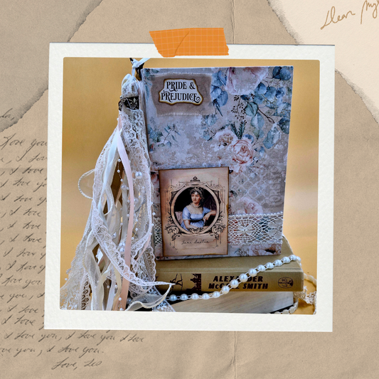 📚 Jane Austen – Handmade Pride & Prejudice Journal
