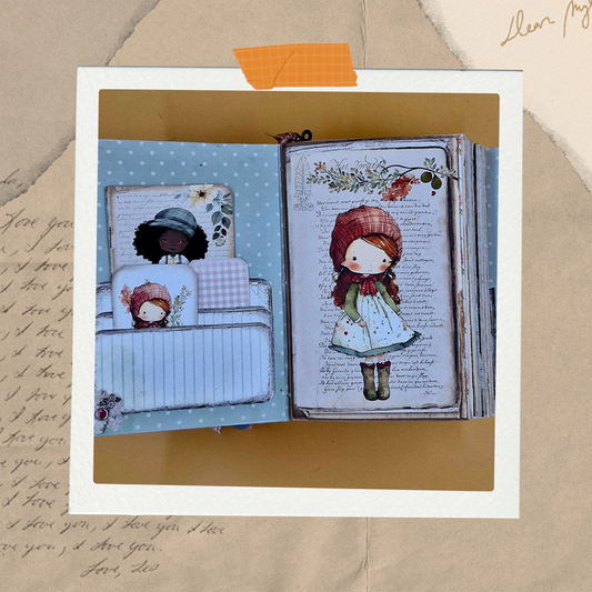 🌸 Cottage Girls – Handmade Vintage Journal