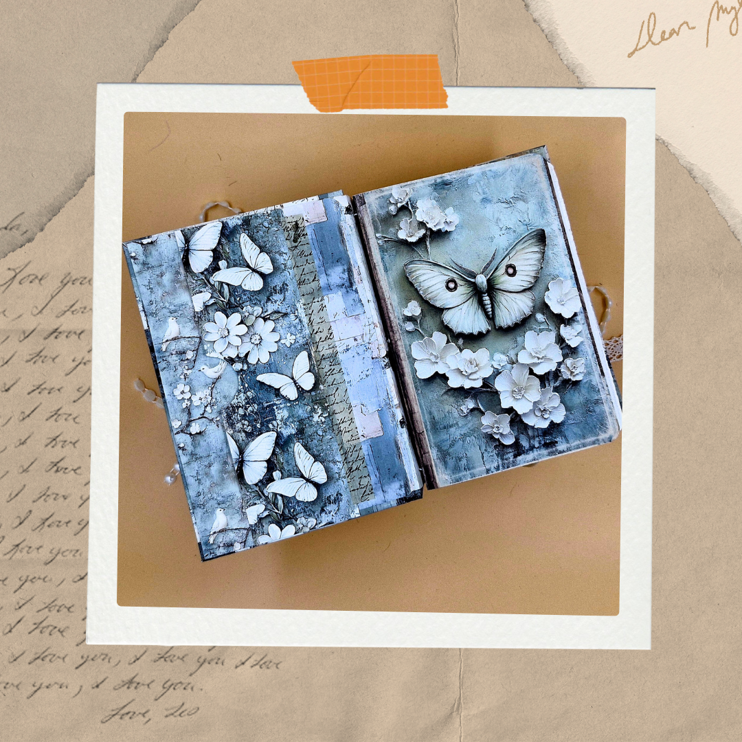 French Country - Handmade Vintage Journal
