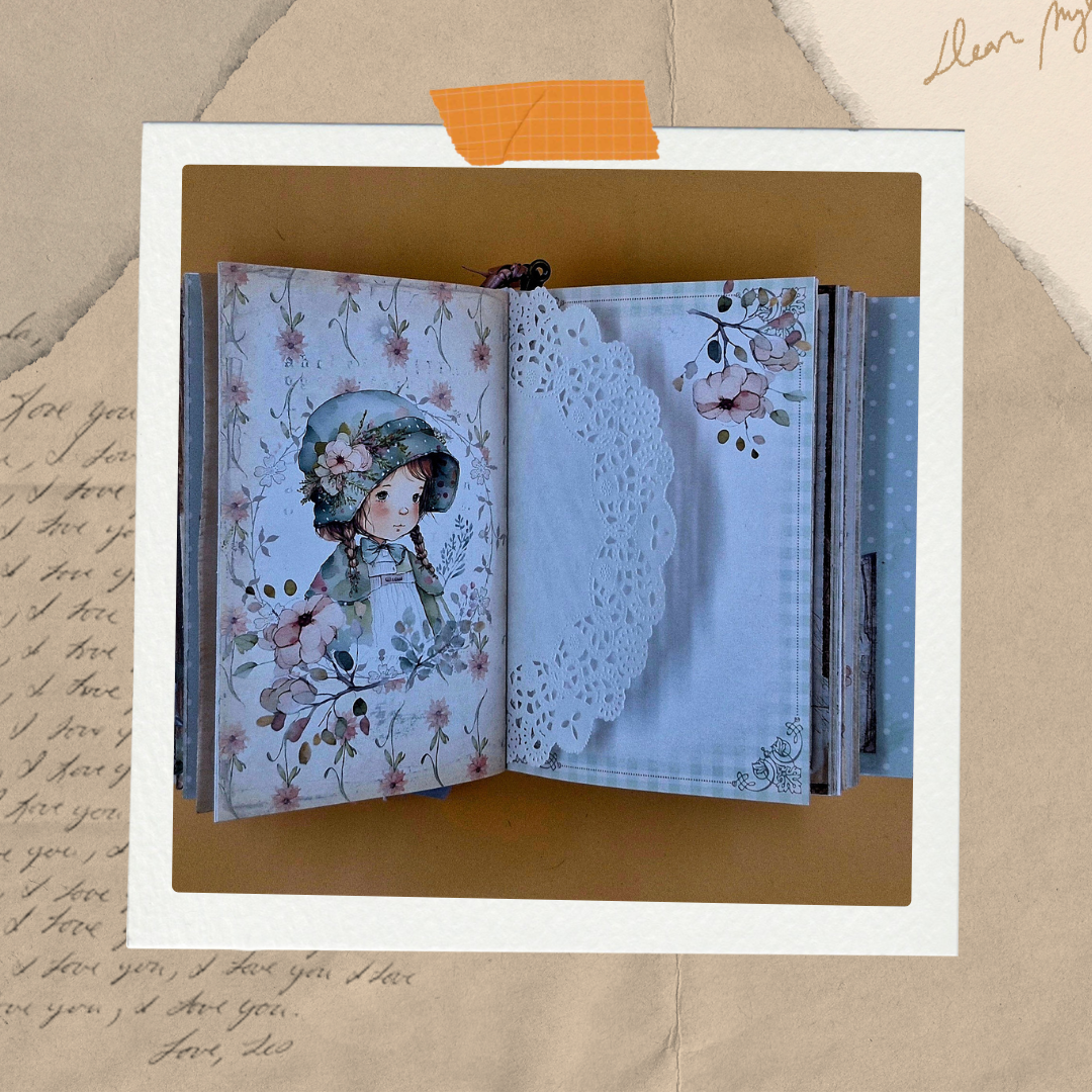 ๐ธ Cottage Girls โ Handmade Vintage Journal