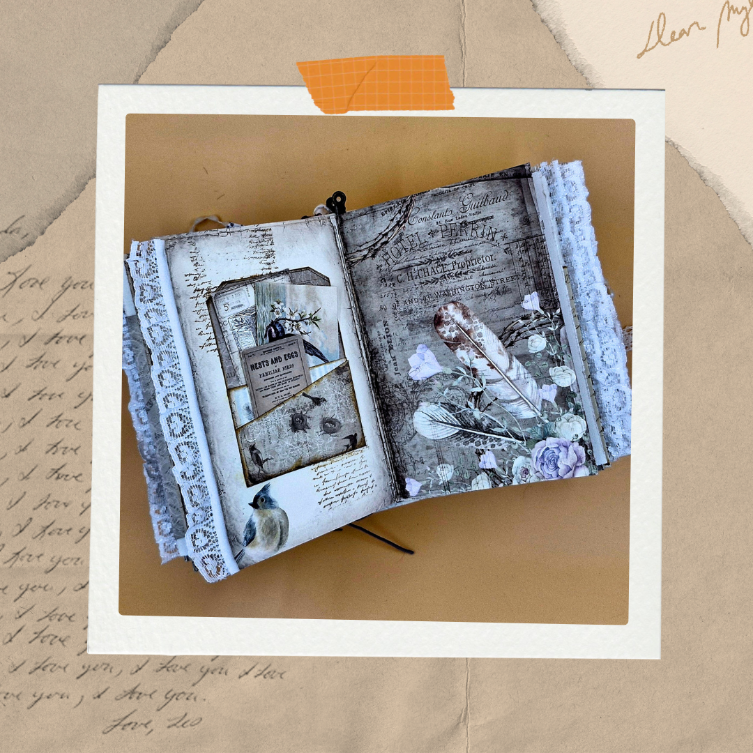 🕊️ Birds of a Feather -Handmade Keepsake Journal