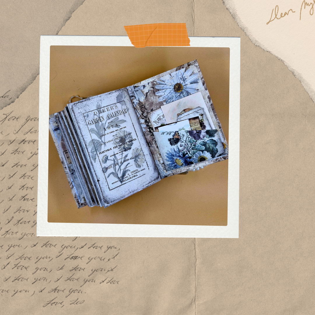 πΌ Lazy Daisy β Handmade Vintage Floral Journal