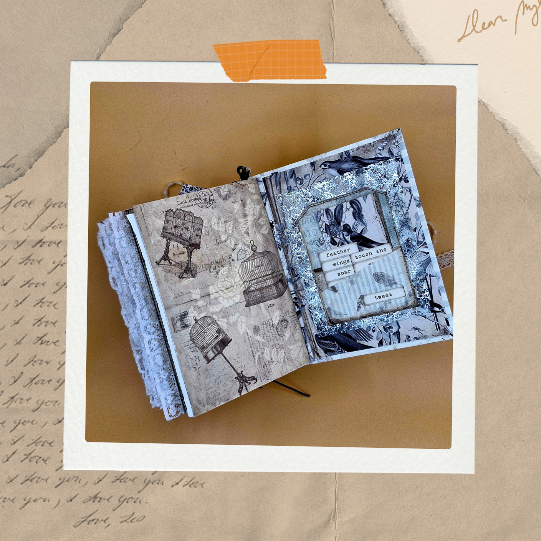 🕊️ Birds of a Feather -Handmade Keepsake Journal