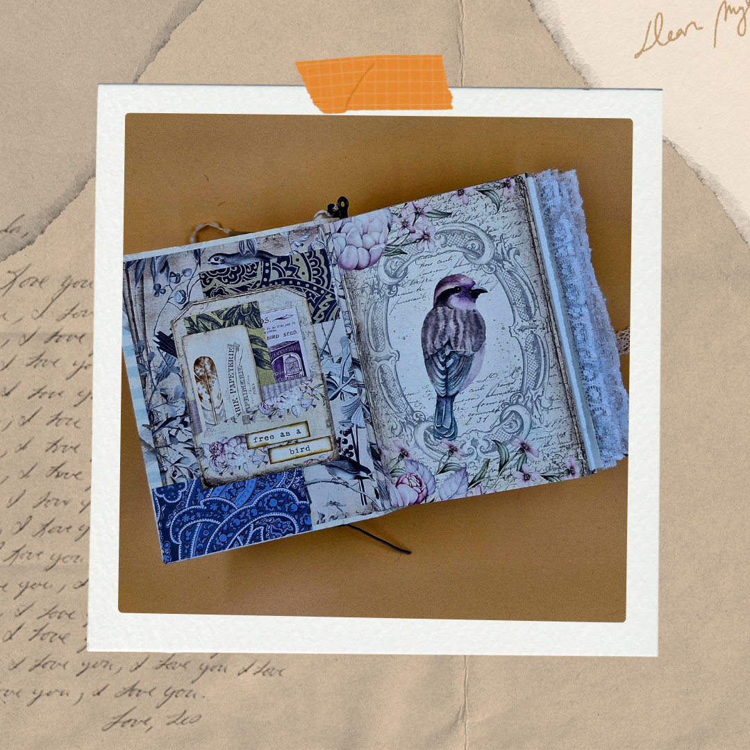 🕊️ Birds of a Feather -Handmade Keepsake Journal