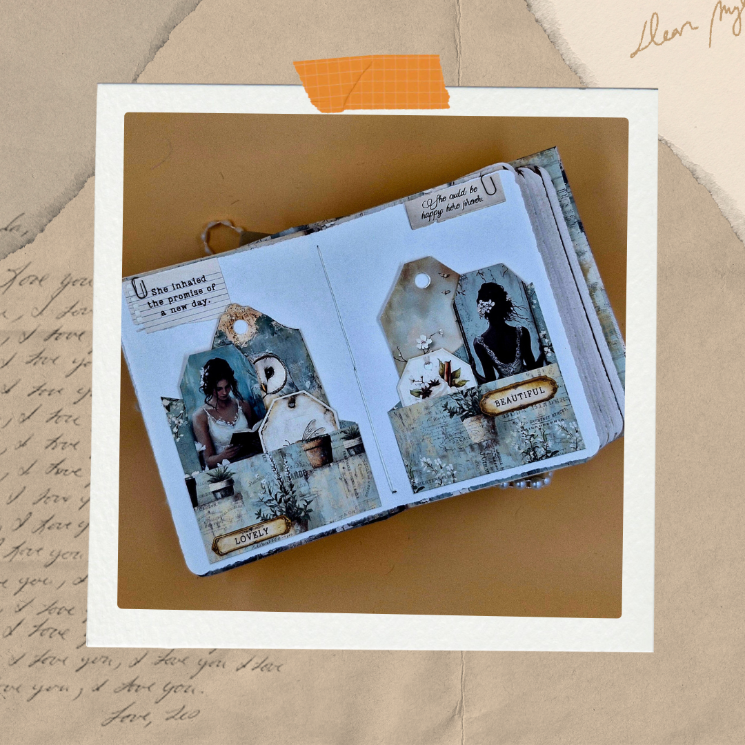 French Country - Handmade Vintage Journal