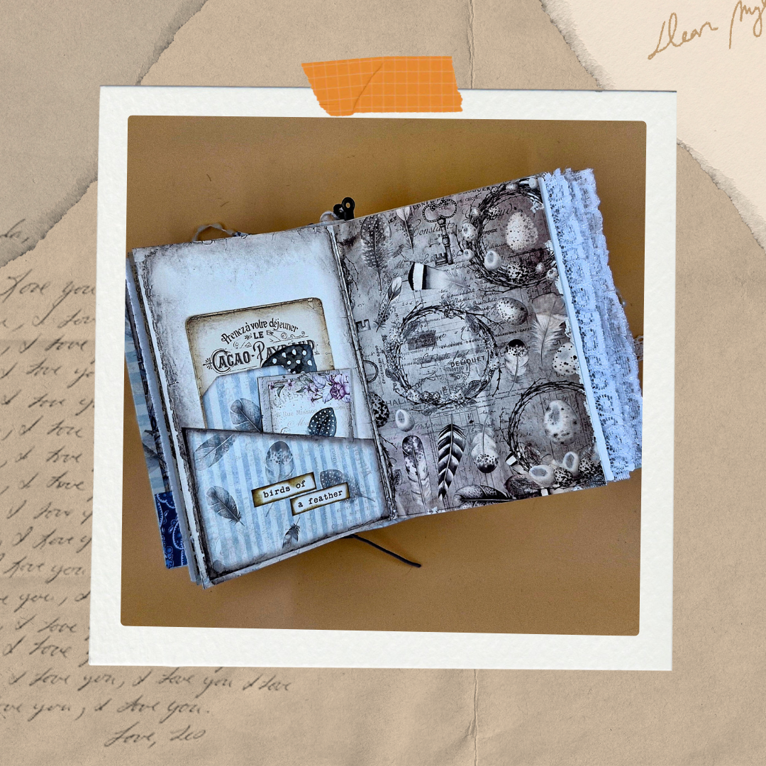 🕊️ Birds of a Feather -Handmade Keepsake Journal