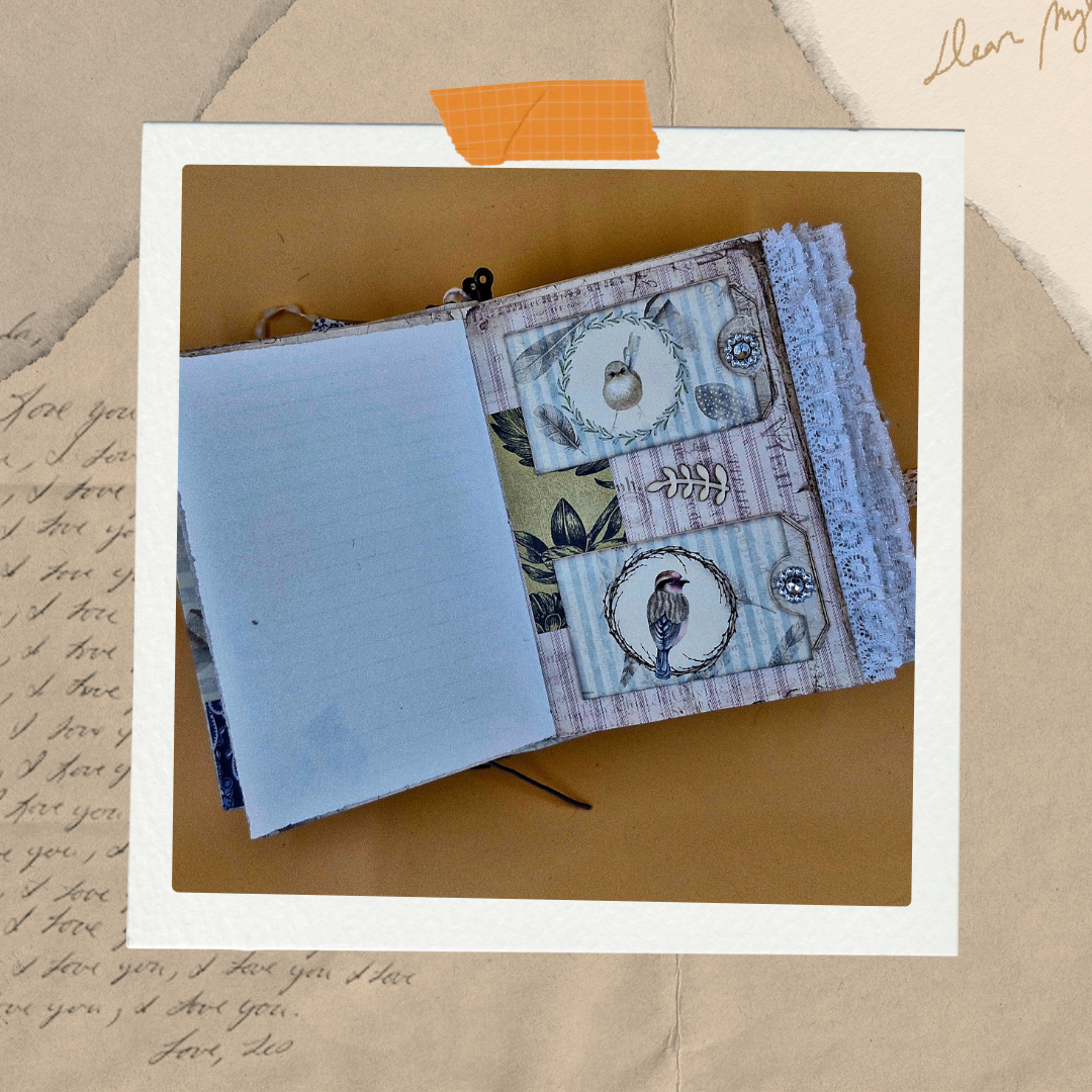 🕊️ Birds of a Feather -Handmade Keepsake Journal