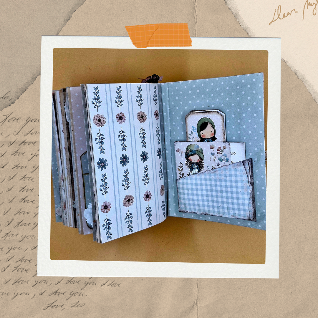 🌸 Cottage Girls – Handmade Vintage Journal